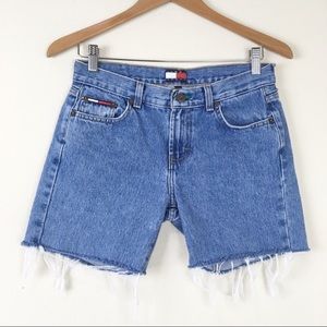 Vintage tommy cut off shorts